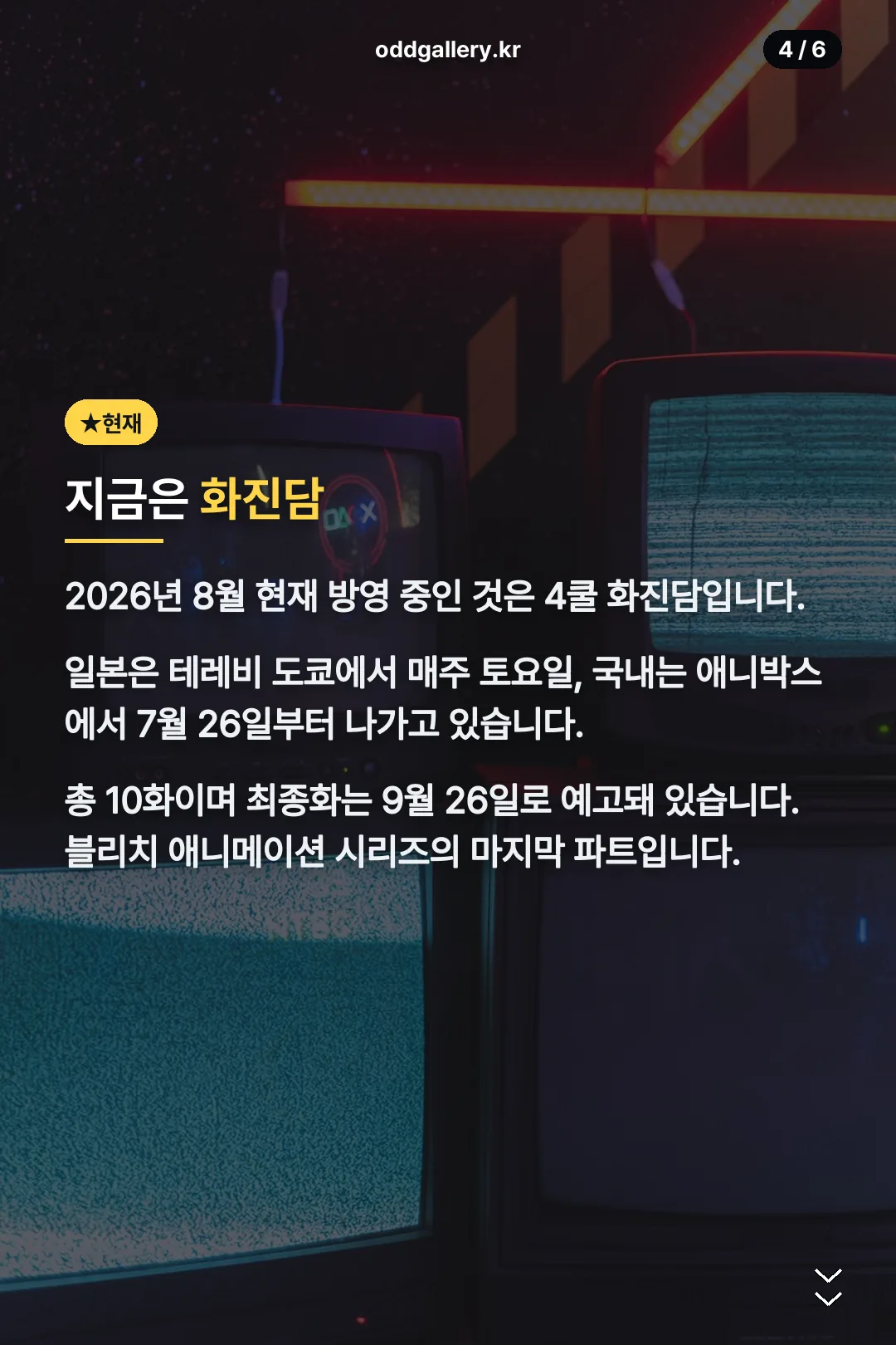 화진담 방영 현황