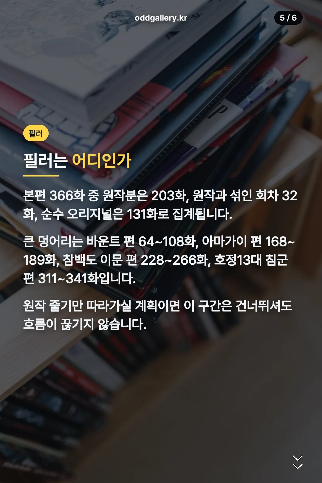 애니 오리지널 구간