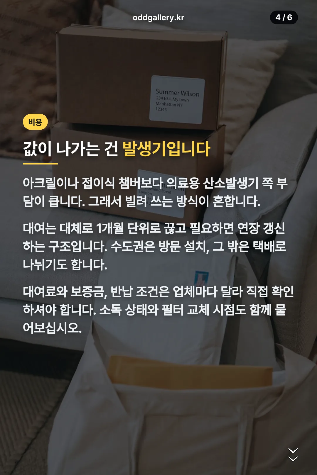 대여 비용 구조