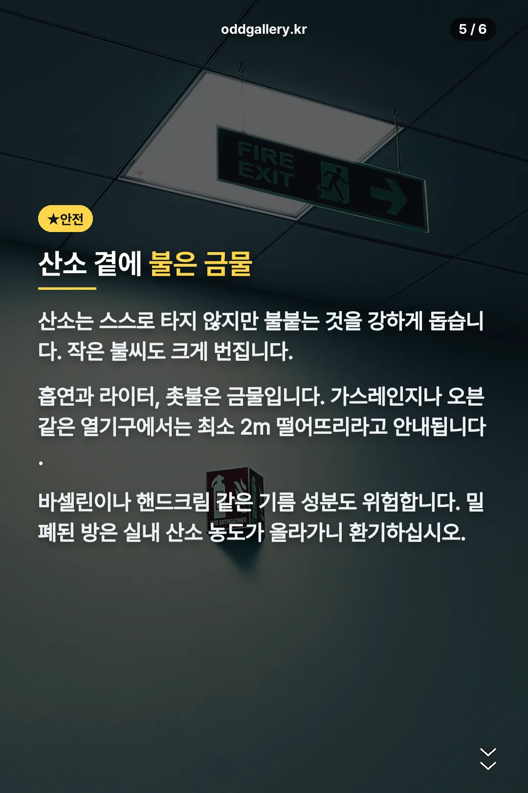 화기 안전 주의
