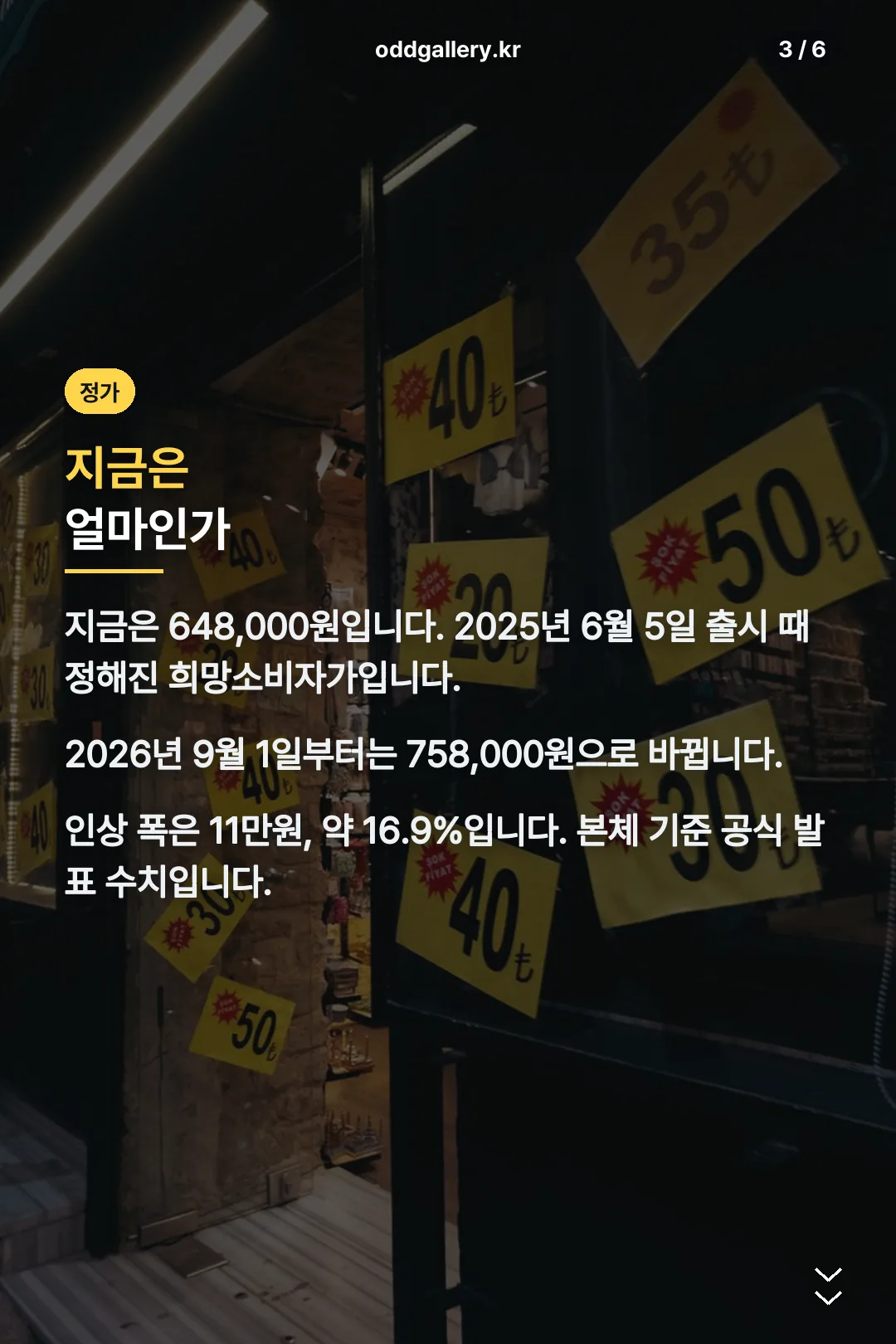 현재 정가
