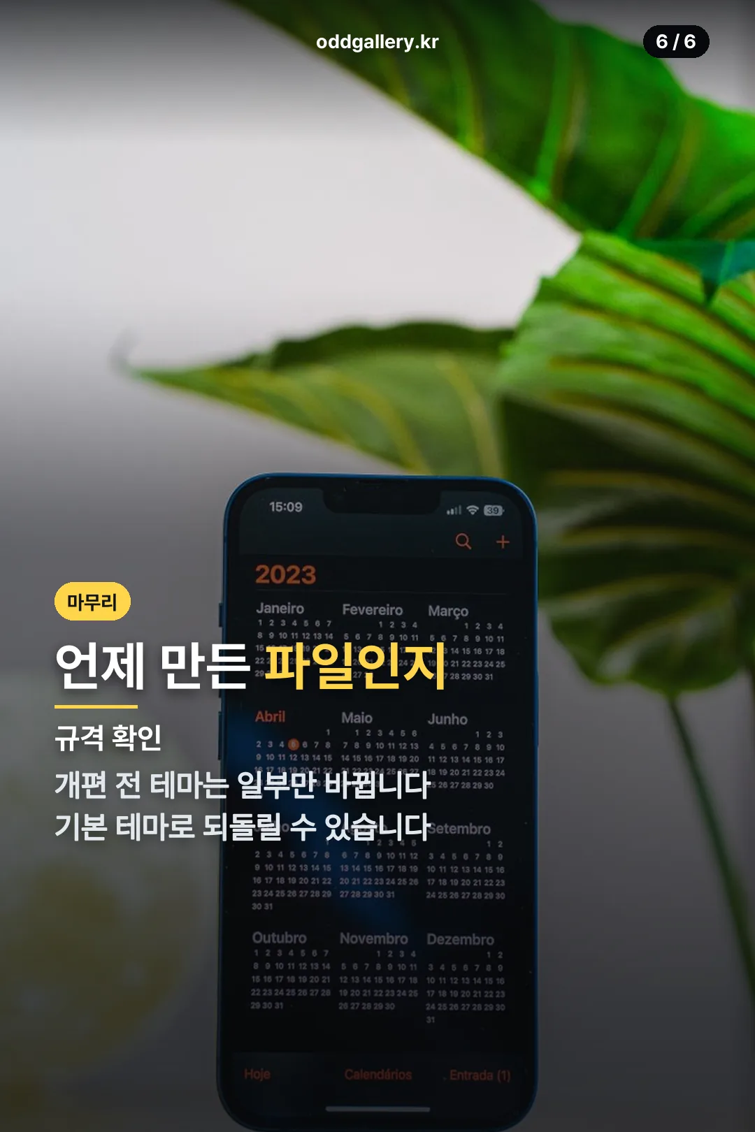 규격과 되돌리기