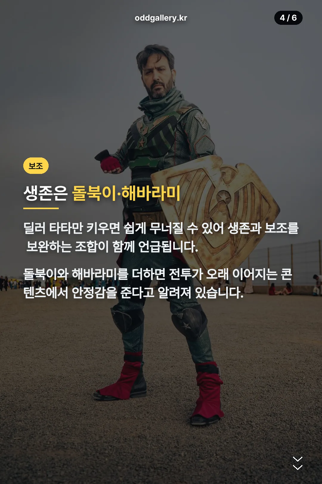 생존 보조 조합 소개