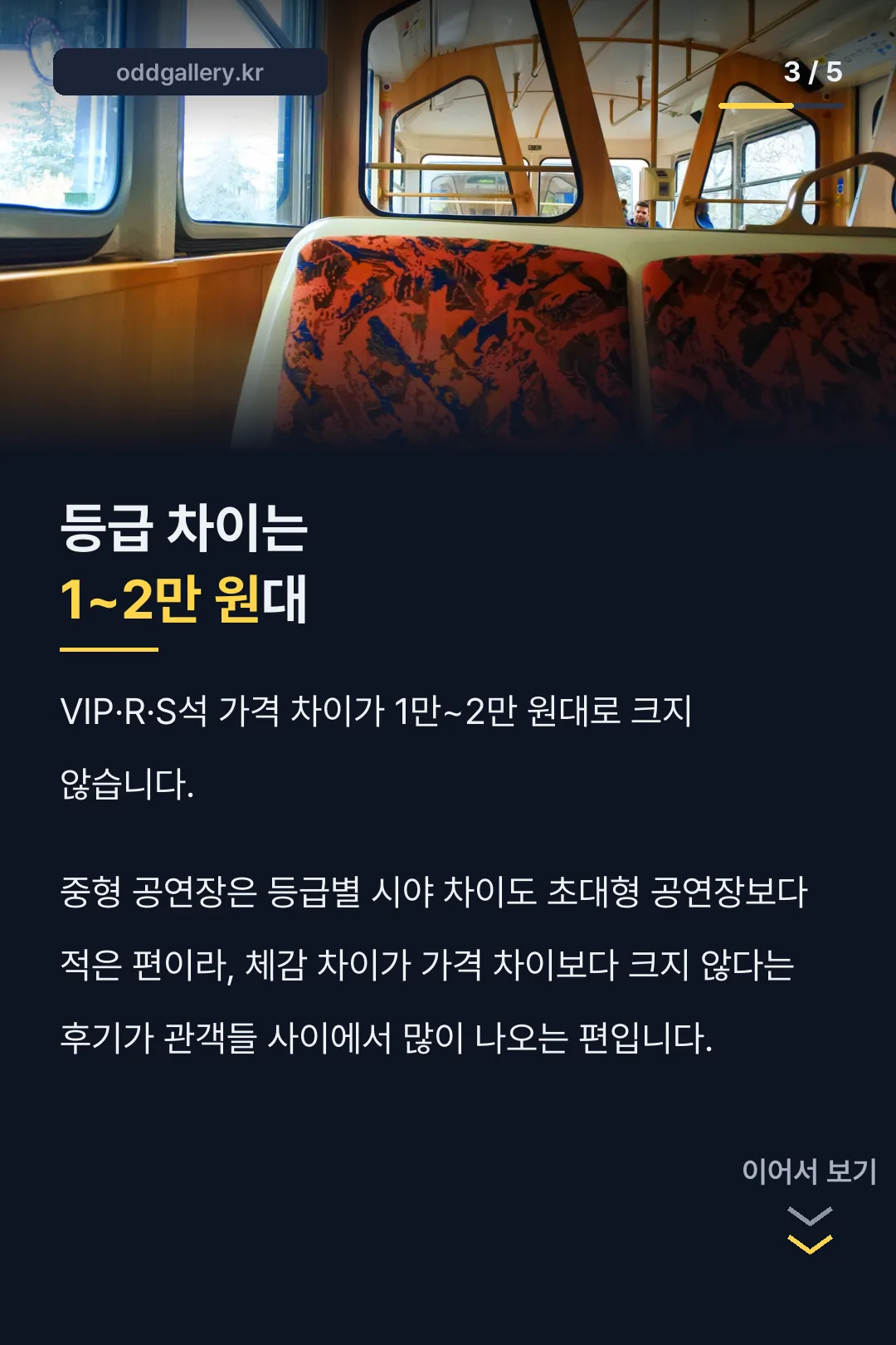 등급별 가격 차이