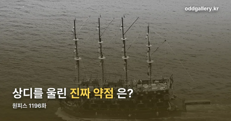 원피스 1196화 정리 썸네일