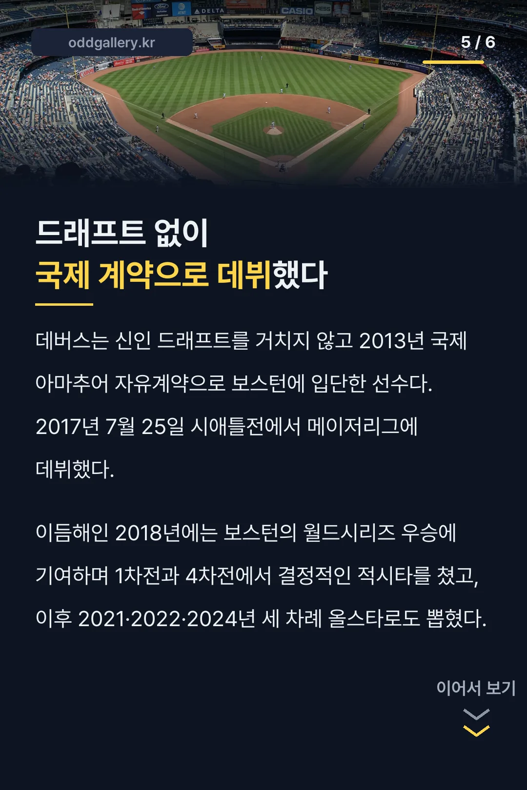 시즌 중 수술과 복귀